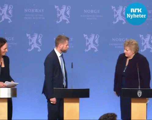Norway Politician Handshake Fail GIF