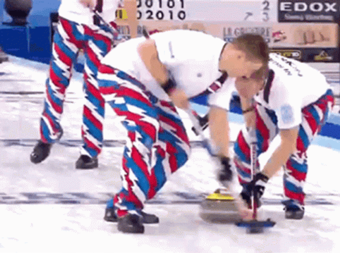 Norway Team Curling Pants GIF
