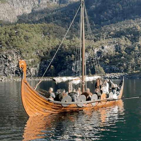 Norway Viking Ship GIF
