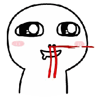 Nose Bleeding Cartoon Character