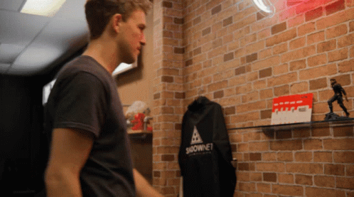 Nose Goes Man Black And White GIF