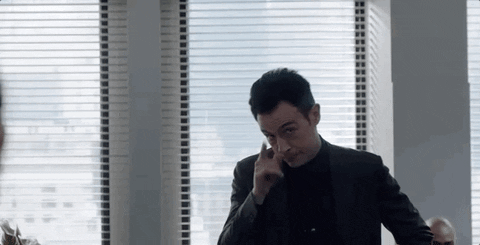 Nose Goes Man In Black Suit GIF