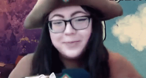 Nose Goes Woman Wearing Pirate Hat GIF