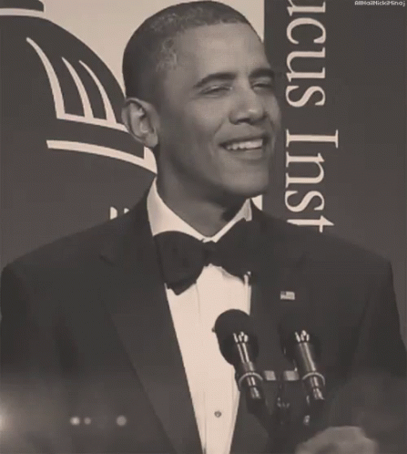 Nose Scrunch Obama GIF