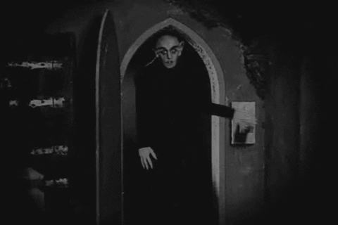 Nosferatu Flipping Light Switch GIF