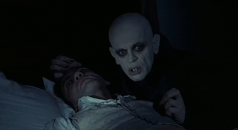 Nosferatu Observes The Man GIF