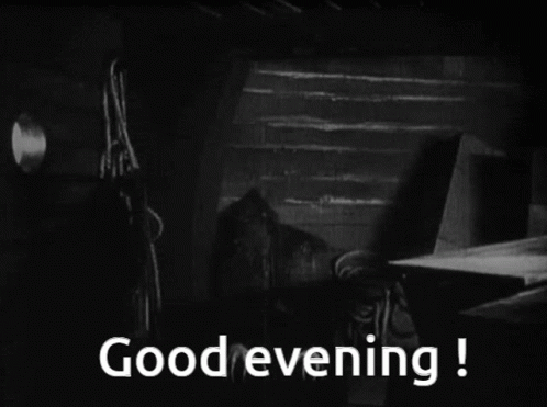 Nosferatu Saying Good Evening GIF