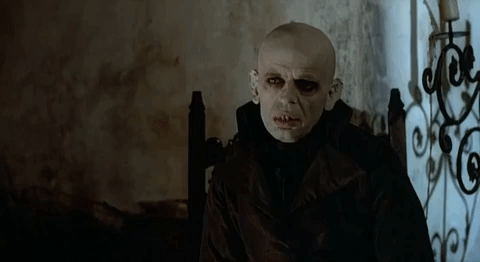 Nosferatu Staring Blankly GIF