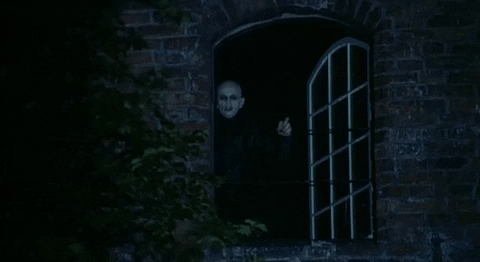 Nosferatu Waving At The Window GIF