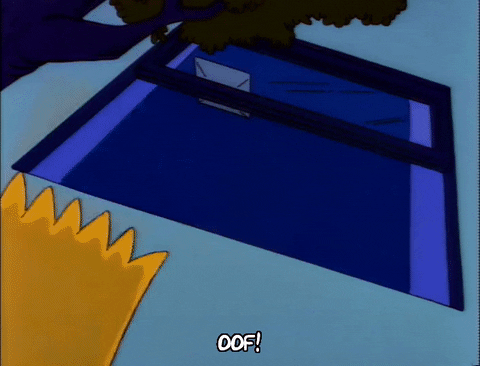 Nosy Girls From The Simpsons GIF