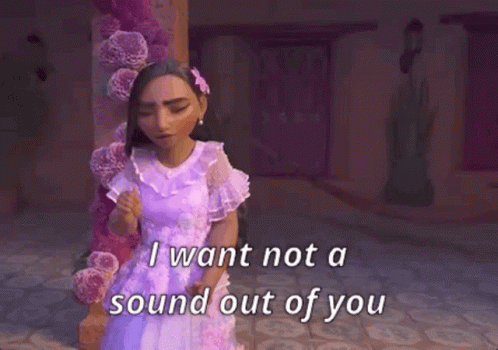 I Want Not A Sound GIF