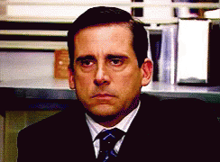 Steve Carell Not Amused GIF