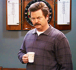 Not Amused Nick Offerman GIF
