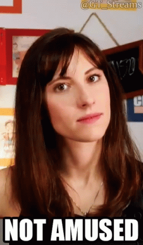 Stephanie Patrick Not Amused GIF
