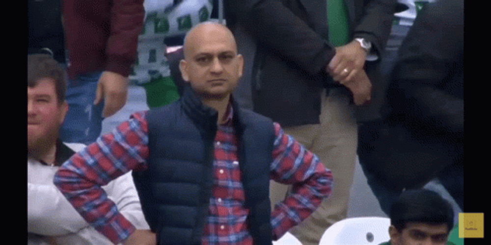 Not Amused Bald Guy Meme GIF