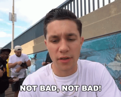 Not Bad, Not Bad! GIF