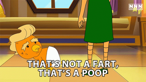 Not Fart Noises It's Poop GIF
