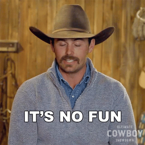 Not Fun To All Work And No Play GIF