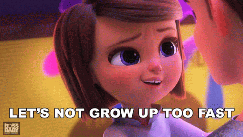 Not Grow Up Too Fast Boss Baby Tabitha GIF