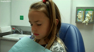 Not Impressed Cute Girl Dental Day GIF