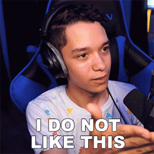Do Not Like This Reaction While Live Streaming GIF