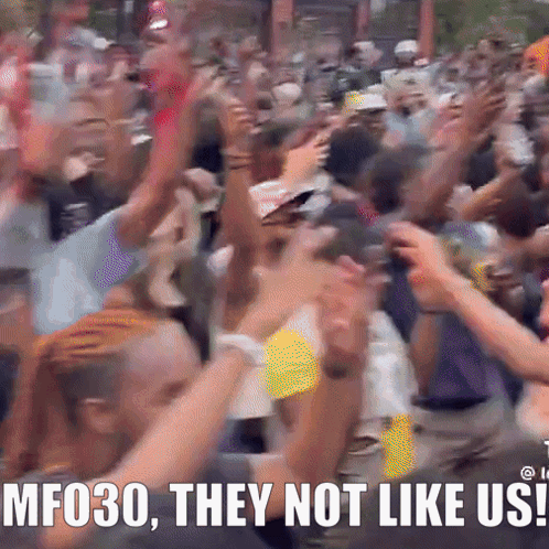 Not Like Us Crowd Cheering GIF