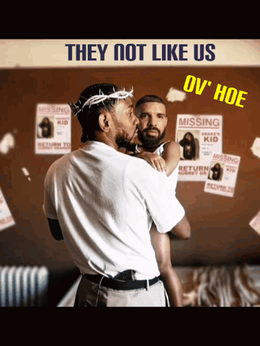 Not Like Us Drake Image Compilation GIF