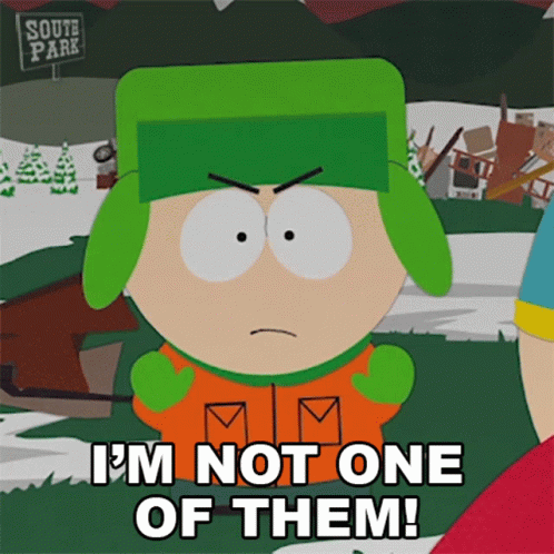 Not Like Us Kyle Broflovski South Park GIF
