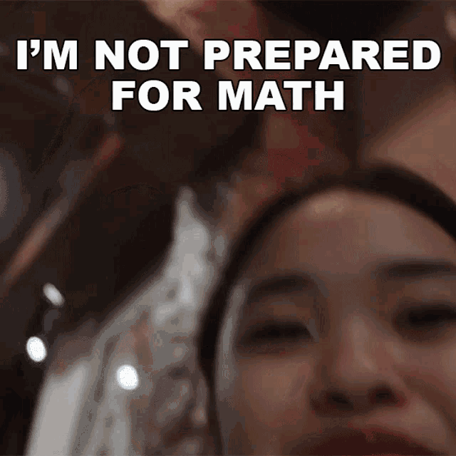 Not Prepared Of Math Sophia Zionne GIF