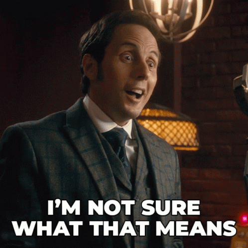 Not Sure What That Means Im Confused GIF