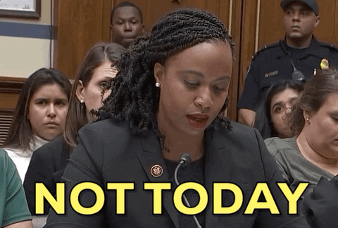 Not Today Senate Hearing GIF