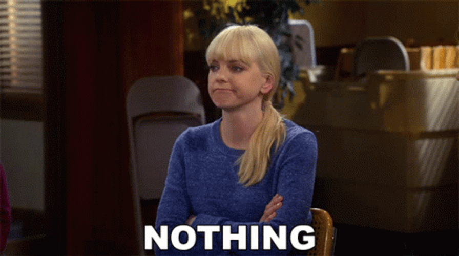 Nothing No Anna Faris GIF