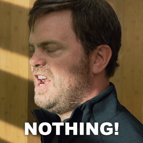 Nothing Saying Rainn Wilson GIF