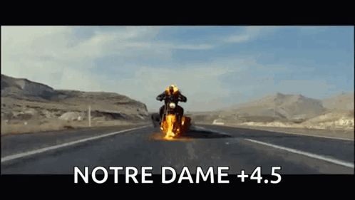 Notre Dame Ghost Rider GIF