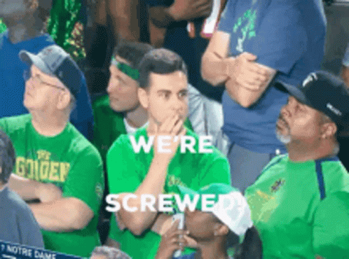 Notre Dame Were Screwed GIF