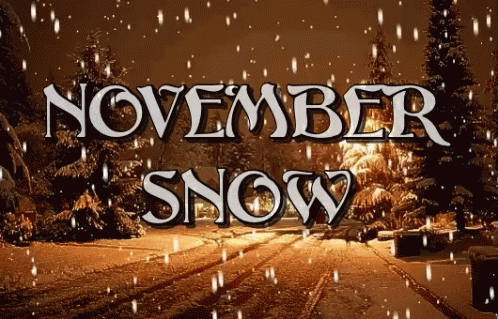 November Snow Village Start Winter Season GIF