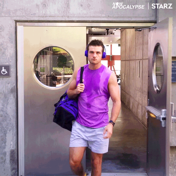 Now Apocalypse Ford Halstead Sweaty GIF