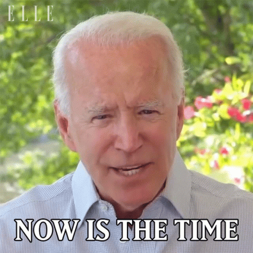 Now Is The Time Text GIF