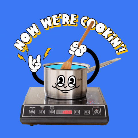 Now Were Cookin Animated Pot Cook GIF