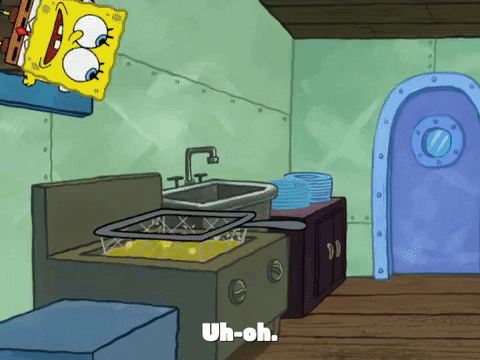 Now What Spongebob Tsk Tsk Krusty Krab GIF