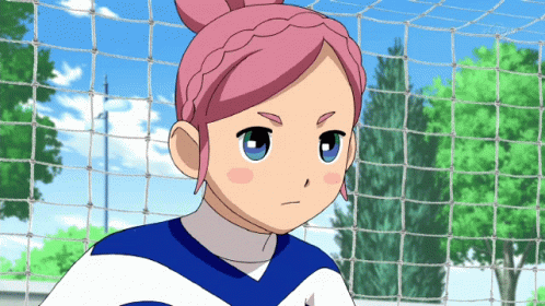 Nozaki Sakura Avoiding Soccer Ball GIF