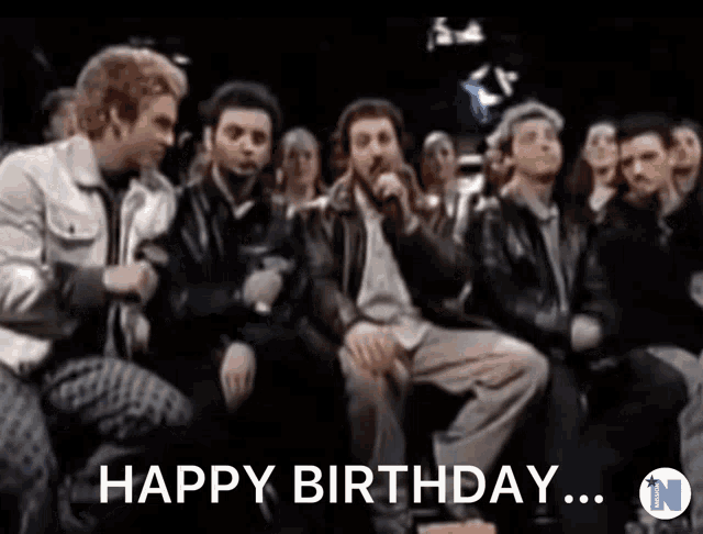 Nsync Boy Band Singing Happy Birthday Mike GIF