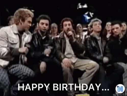 Nsync Singing Happy Birthday GIF