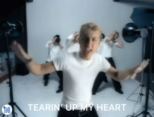 Nsync Tearing Up Your Heart GIF
