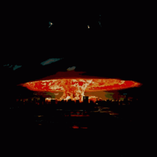 Nuclear Bomb Explosion Glitch GIF