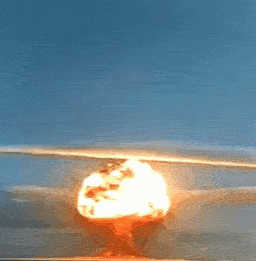 Nuclear Bomb Explosion GIF.