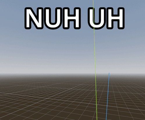 Nuh Uh Circle Head Digital Hand GIF