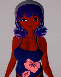 Nuh Uh Dark Brown Girl GIF