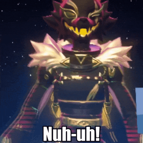 Nuh Uh Female Dragon Warrior Anime GIF