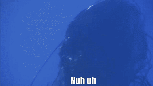 Nuh Uh Skull Monster GIF